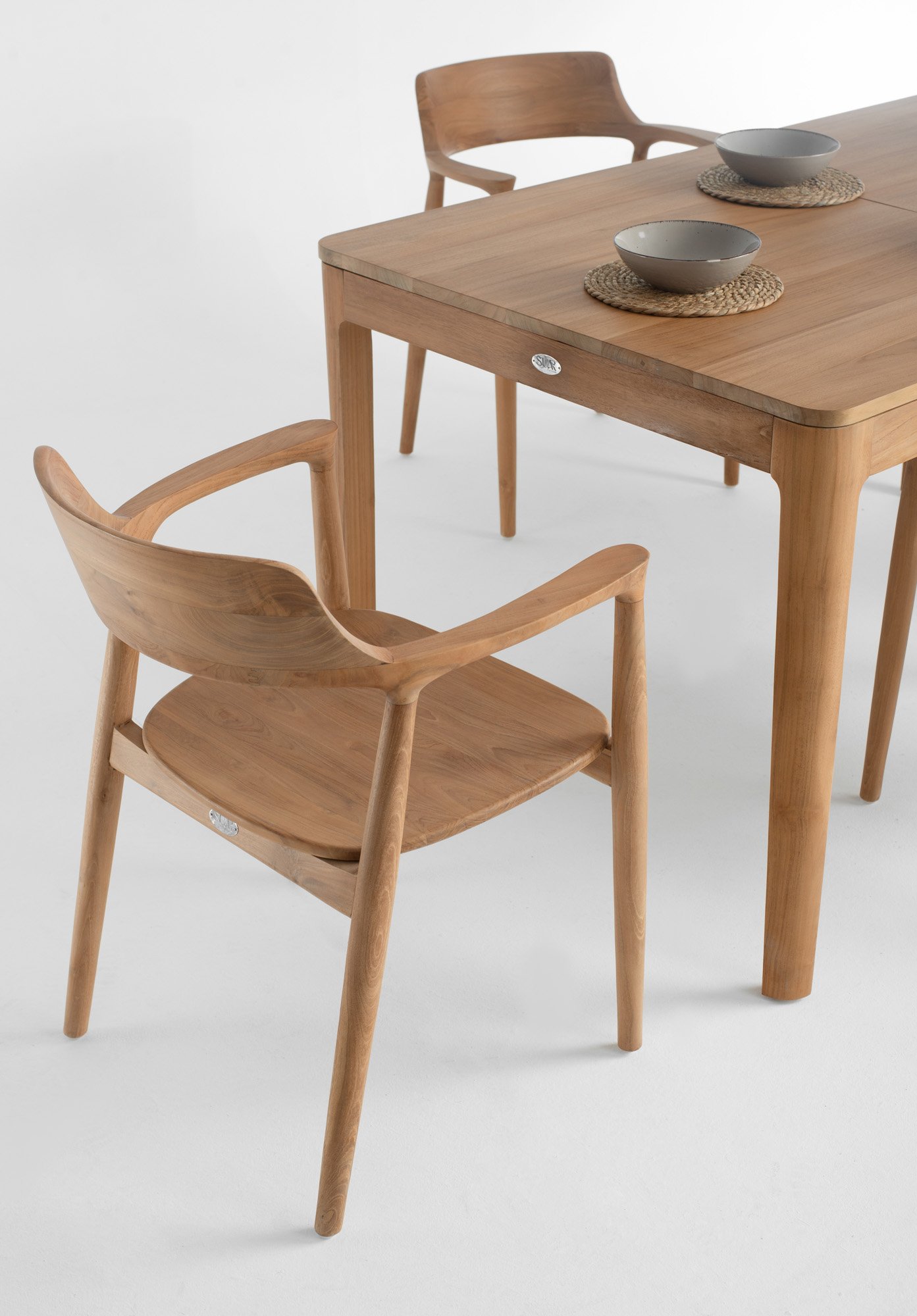 EXTENSION INDOOR DINING TABLE & Heroshima Dining Chair - Wooden seat Thumbnail